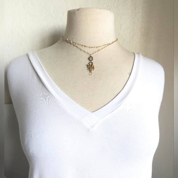 bo j.c. Artisan Semi Precious Crystal Quartz & Mini Pearls Intricate Handwire - Picture 16 of 16